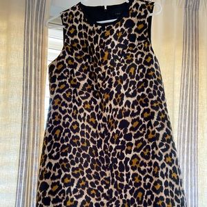 NWT J Crew Leopard cocktail dress
